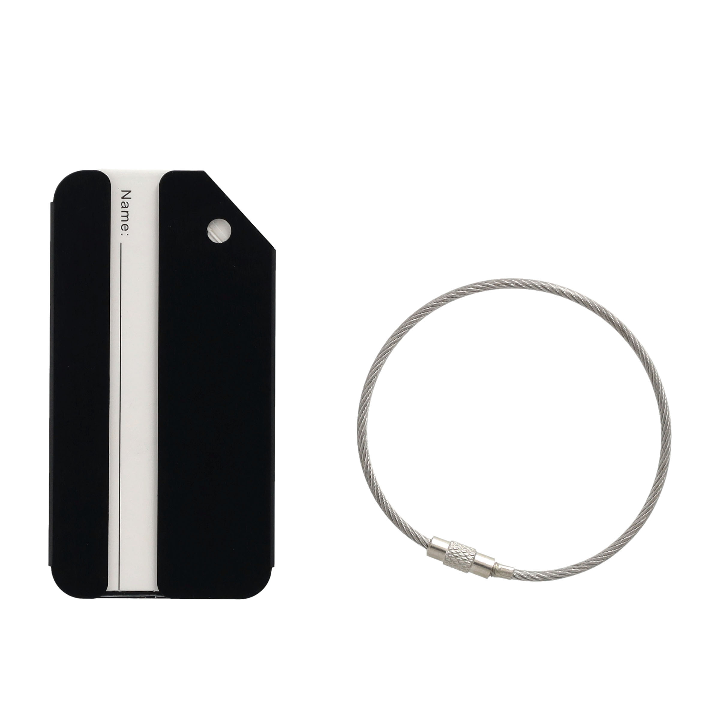 (8er Set) Aluminium Kofferanhänger Gepäck Etiketten Luggage Tag mit Adressschild - Bunt