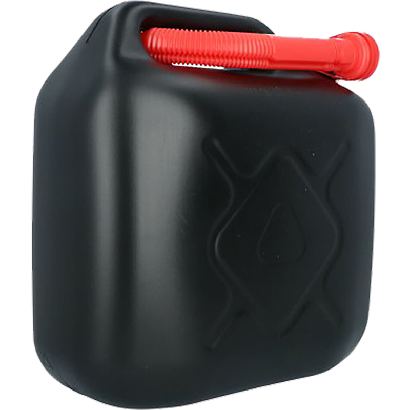 Benzinekan zwart 10L