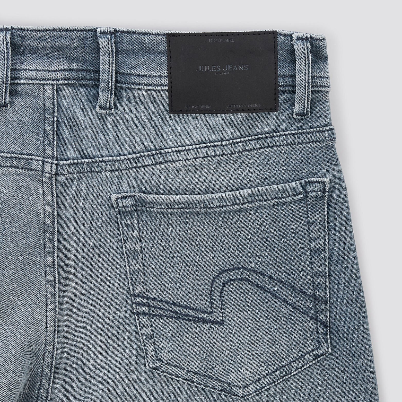 Jean straight 3 longueurs Bleu