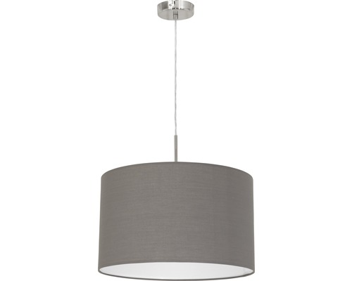 Hanglamp, 1-lichts, Ø 38 cm, antraciet/bruin