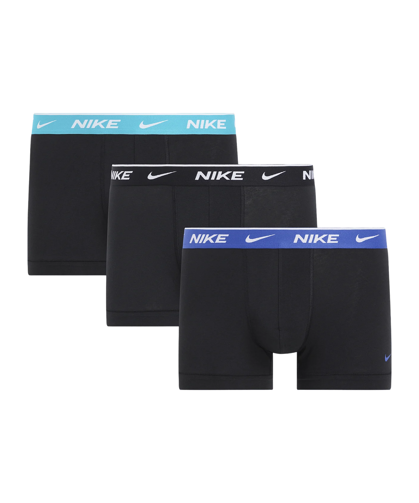 Nike Cotton Trunk 3er Pack Boxershort Schwarz FU9G