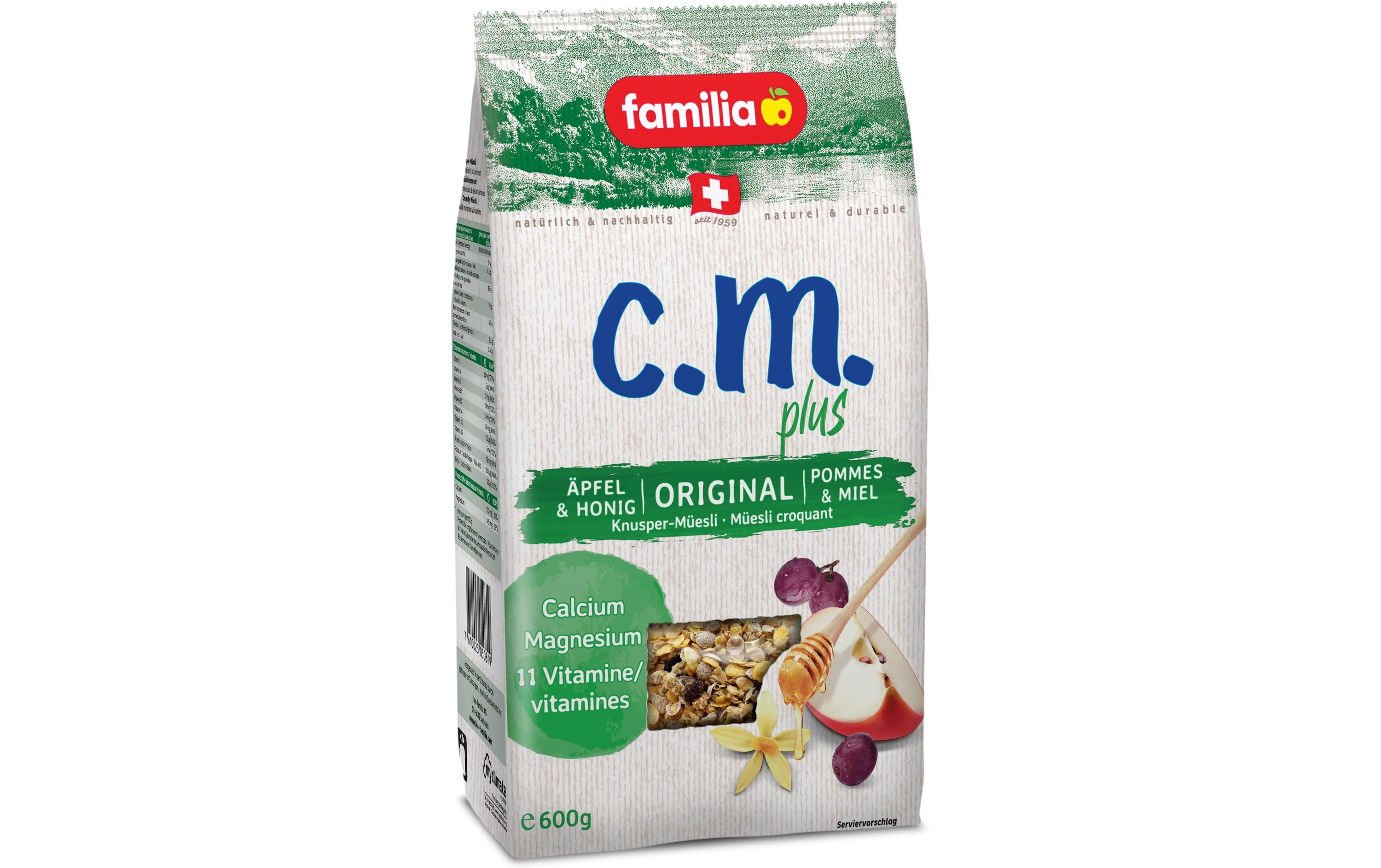 Knuspermüesli c.m. plus Original 600 gKnusprige Müeslimischung