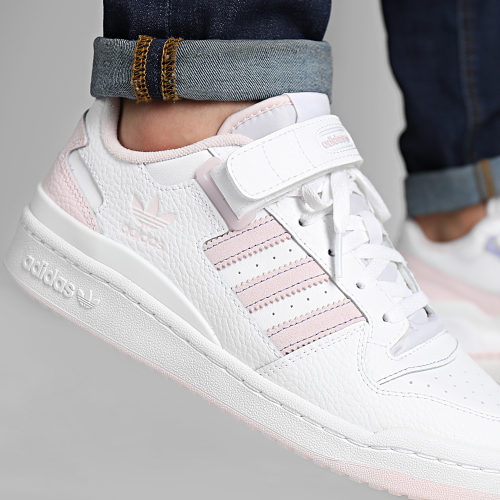 Baskets Forum Low GY5832 Cloud White Almost Pink Light Purple