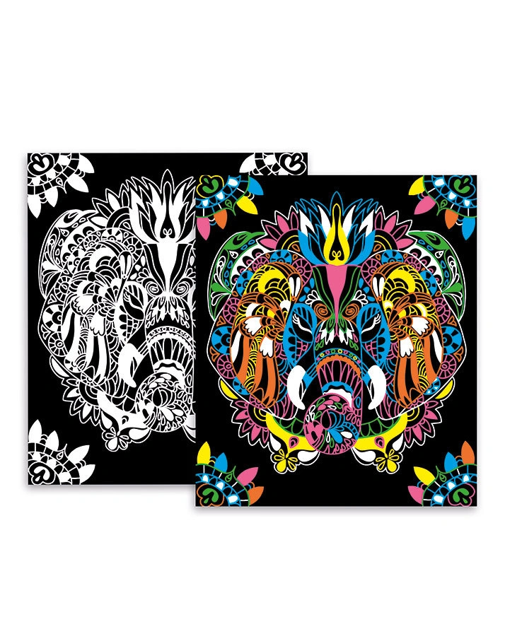 Kreativ-Activity-Set TIERE für 17 Kreationen