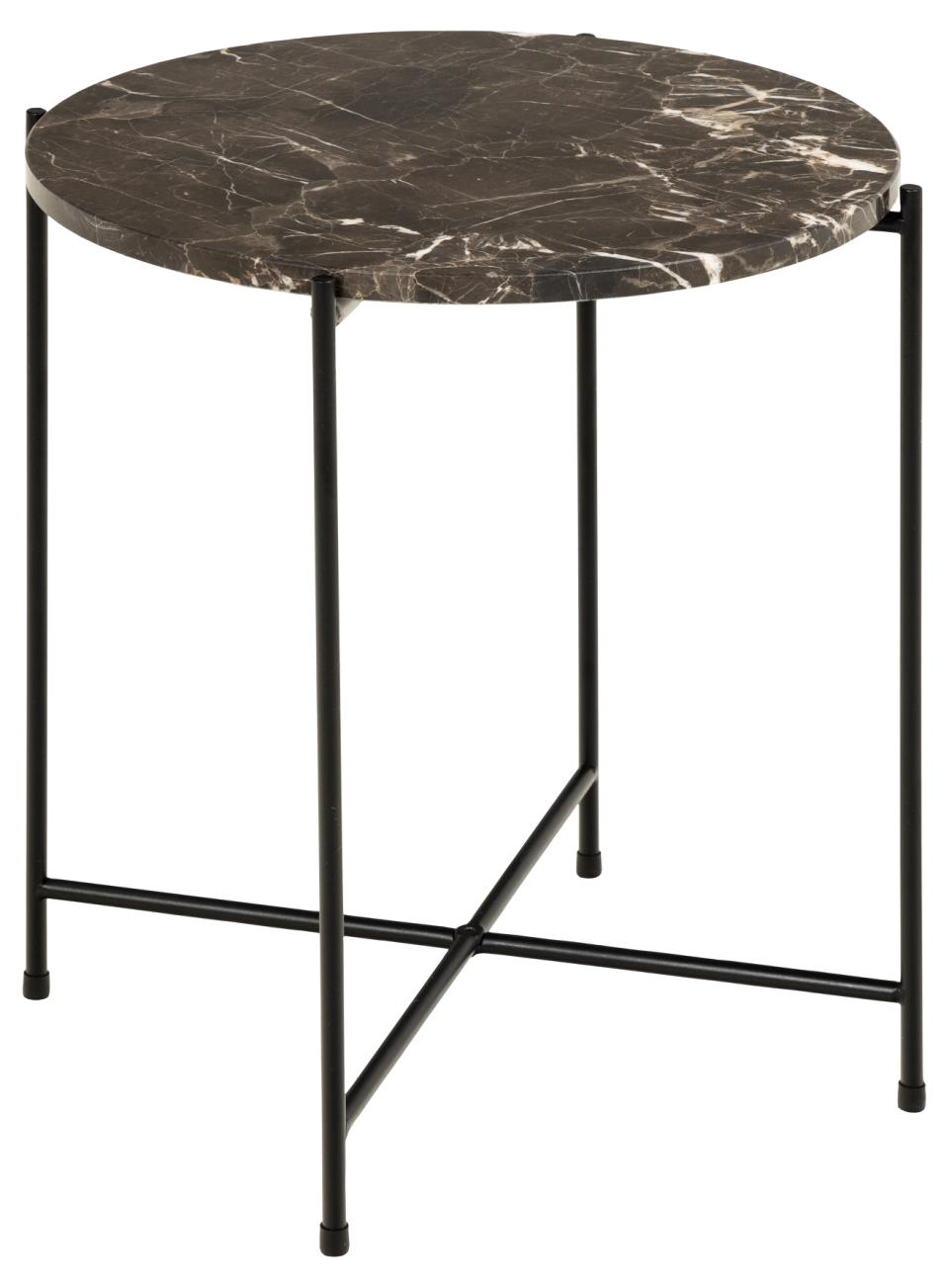 Kosta Bijzettafel - Ø42 cm - Bruin