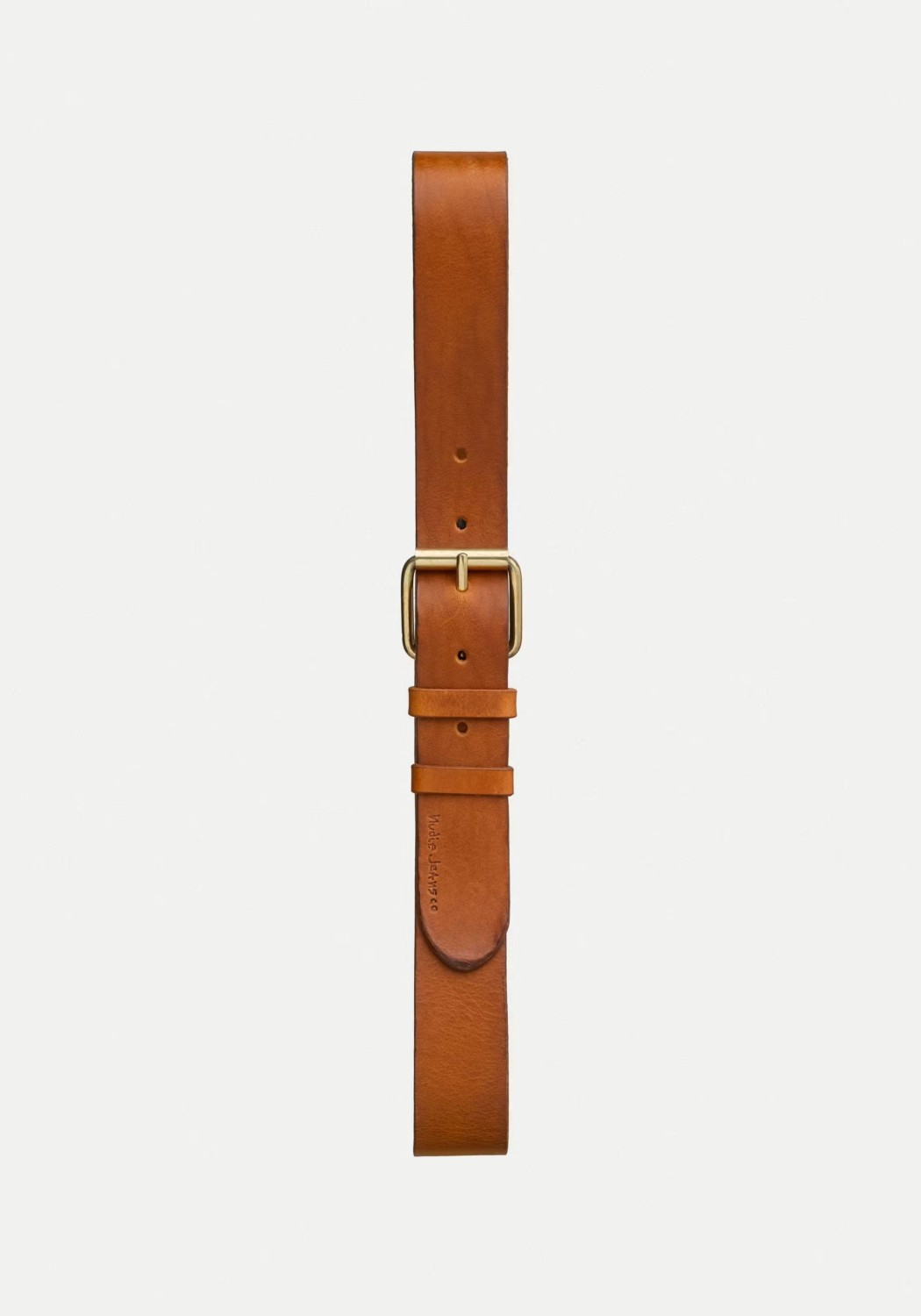 Nudie Jeans Gürtel Pedersson Leather Belt Toffee Brown