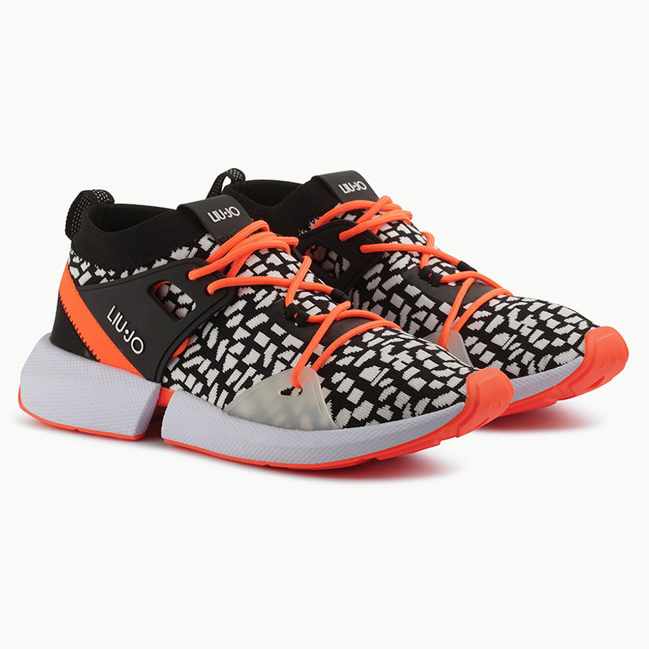 Liu-Jo Sneakers Yulia noir/orange/blanc