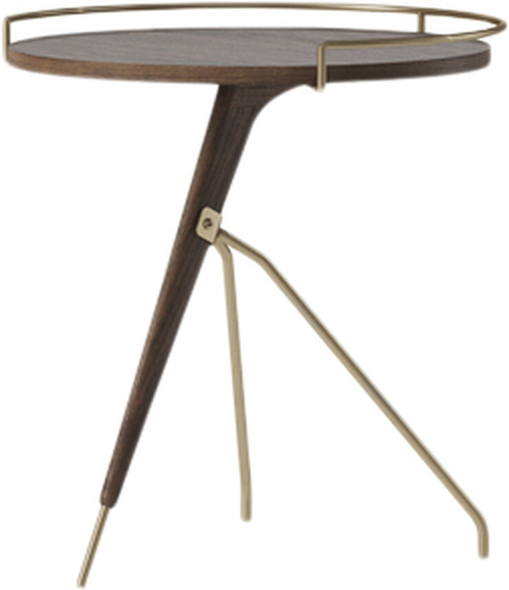 Audo Copenhagen Umanoff Side Table, 45cm Low, Solid Brun
