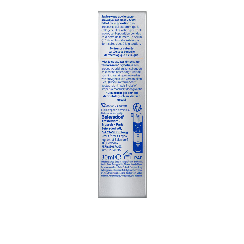 3x Nivea Q10 Serum Anti-Rimpel Expert30 ml