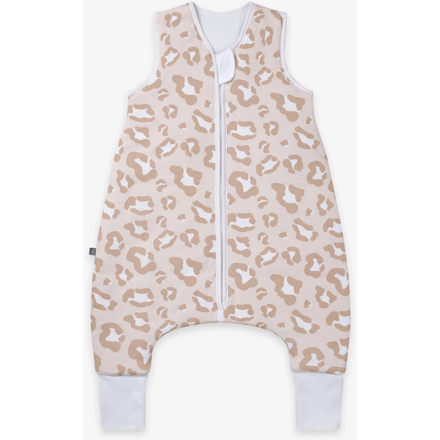 emma & noah Schlafsack mit Füßen Leo Beige
