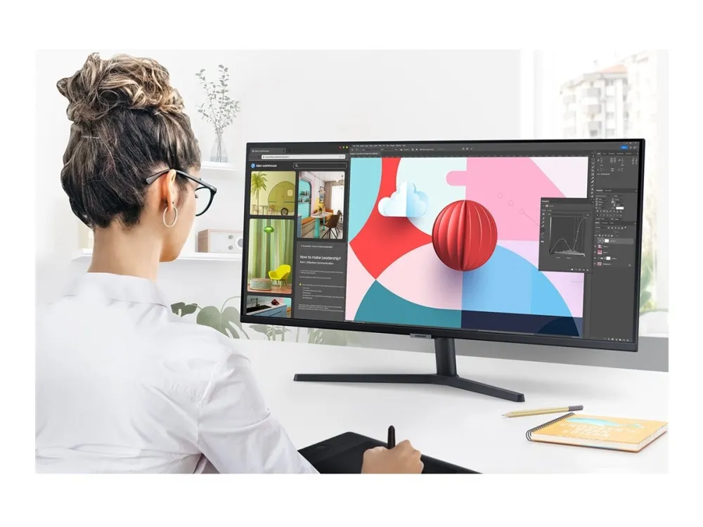 Samsung ViewFinity S5 S34C500GAU - S50GC Series - LED-skærm - 34