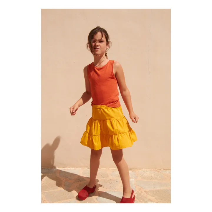 Longlivethequeen Débardeur Coton bio | Orange