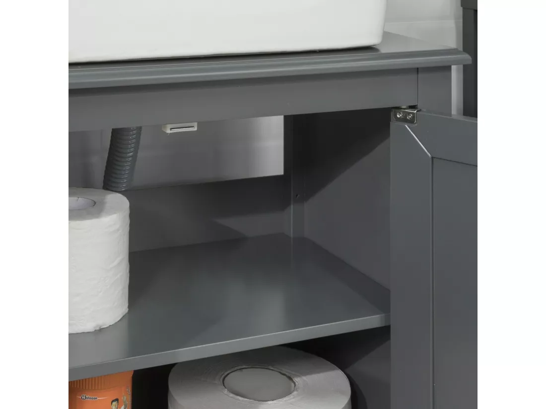 Meuble Sous-Lavaboou de Salle de Bain Vasque 2 étages, FRG202-DG