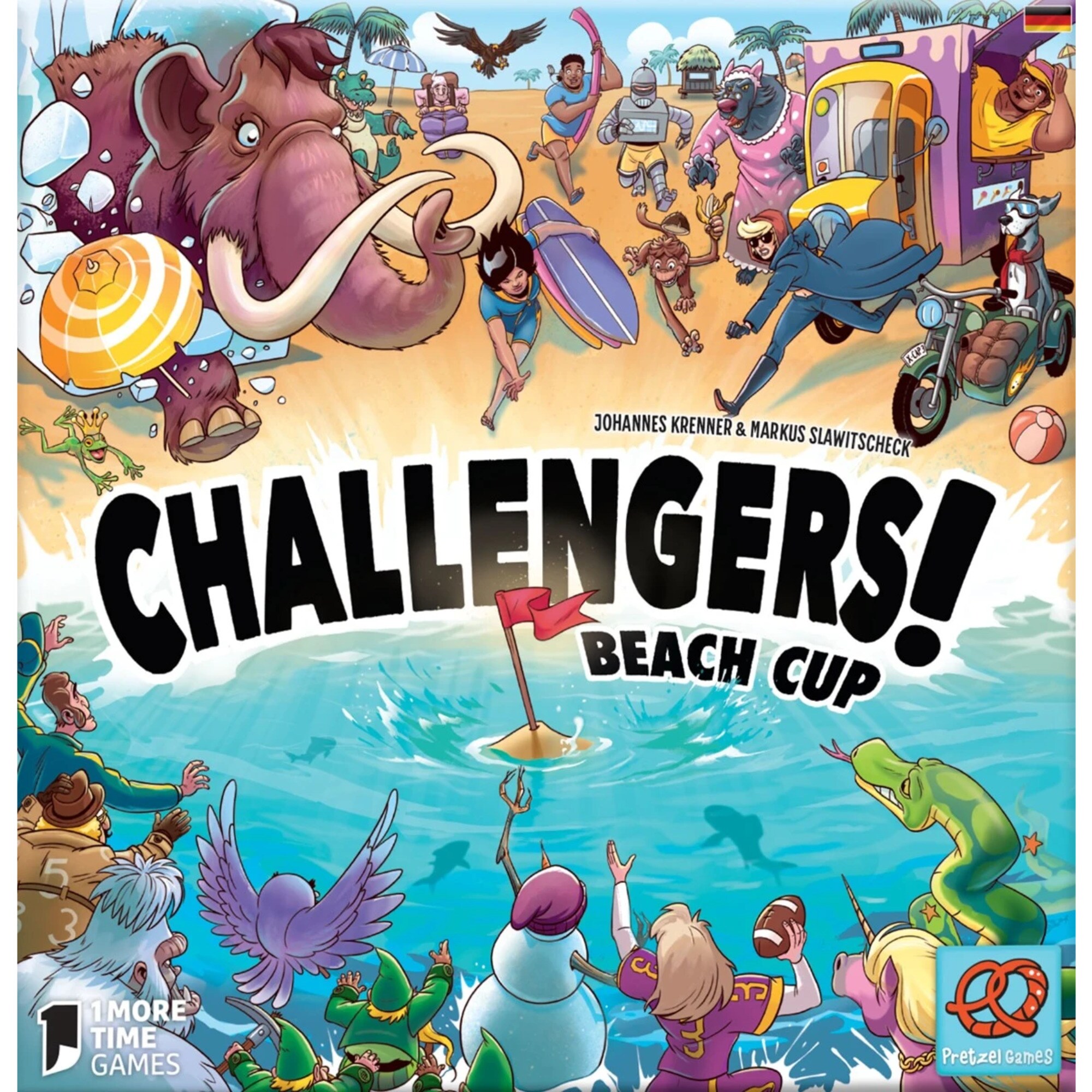 Asmodee Kartenspiel Challengers! Beach Cup