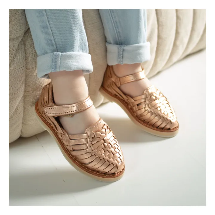 Mapache Sandales Alegria | Or rose