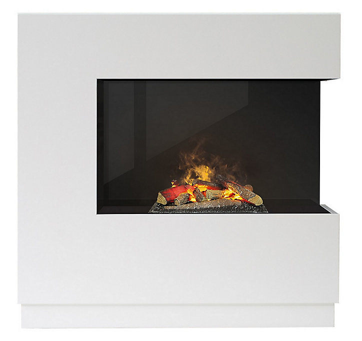 Cheminée électrique Dimplex Zen blanc avec cassette