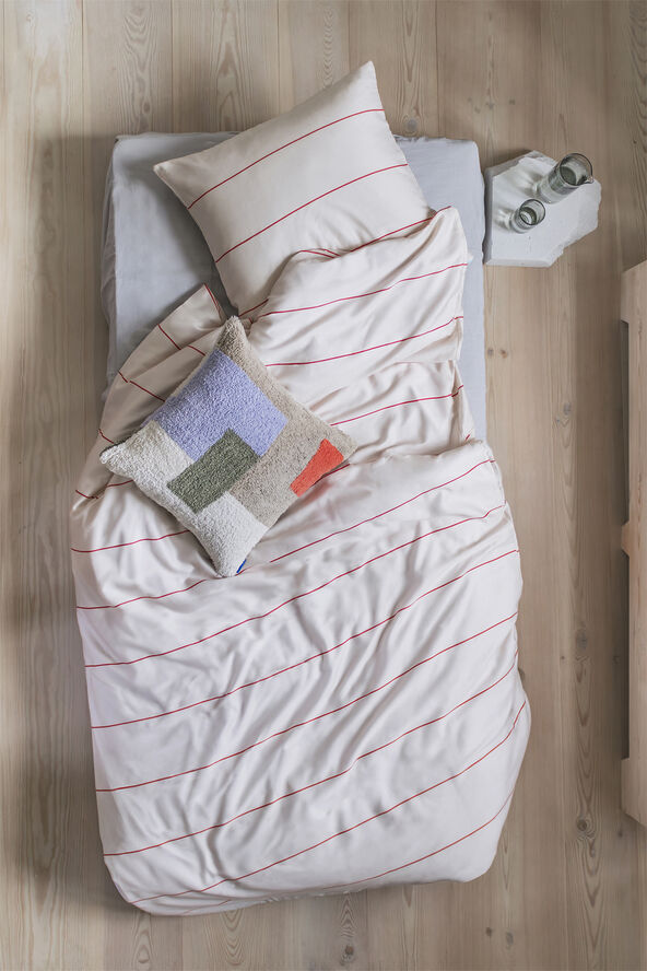 Mette Ditmer ALIGN bed set Bright red , sand