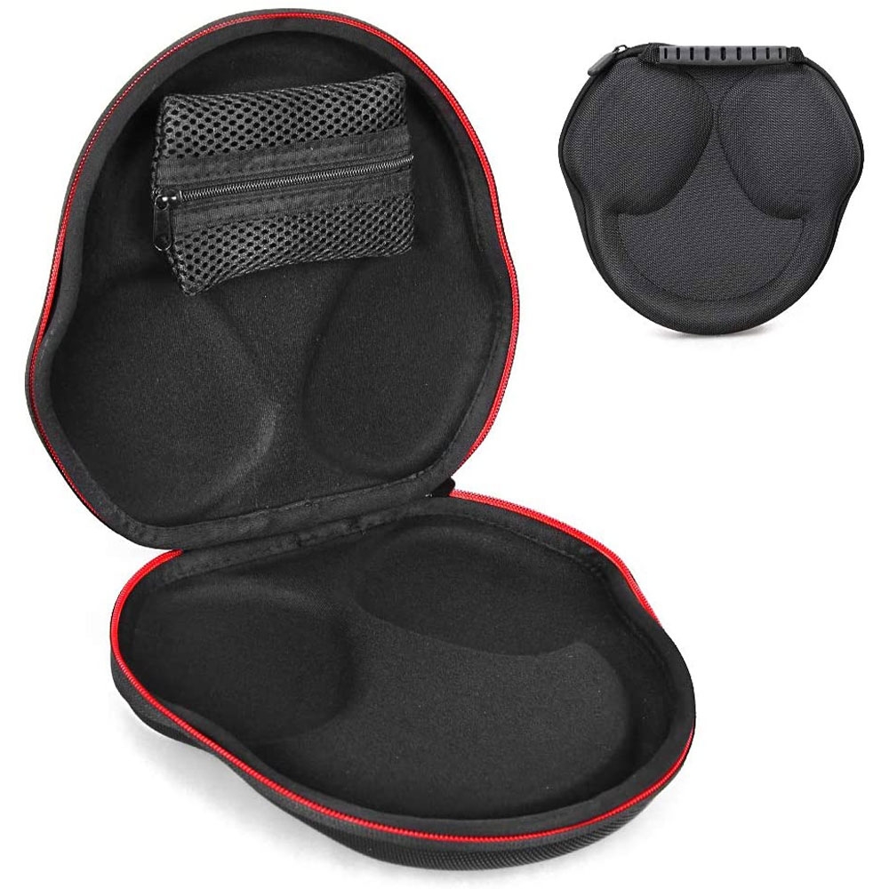 AirPods Max EVA Kunststoff Schutztasche Hartschale mit Tragegriff - Schwarz