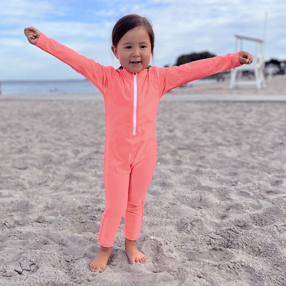 Køb Petit Crabe Tropicana Lou Heart Badeheldragt L/S