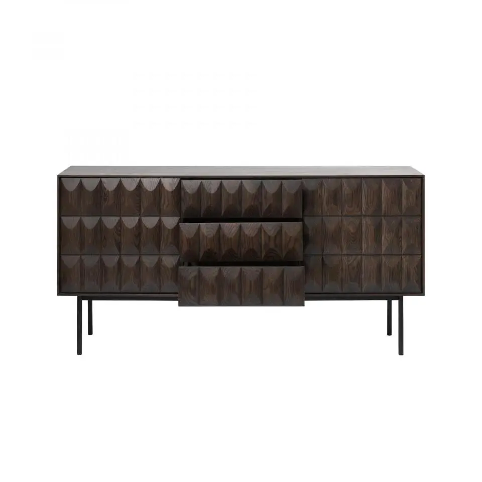 Nordic Home - Magnus eiken dressoir - 160 cm - espresso