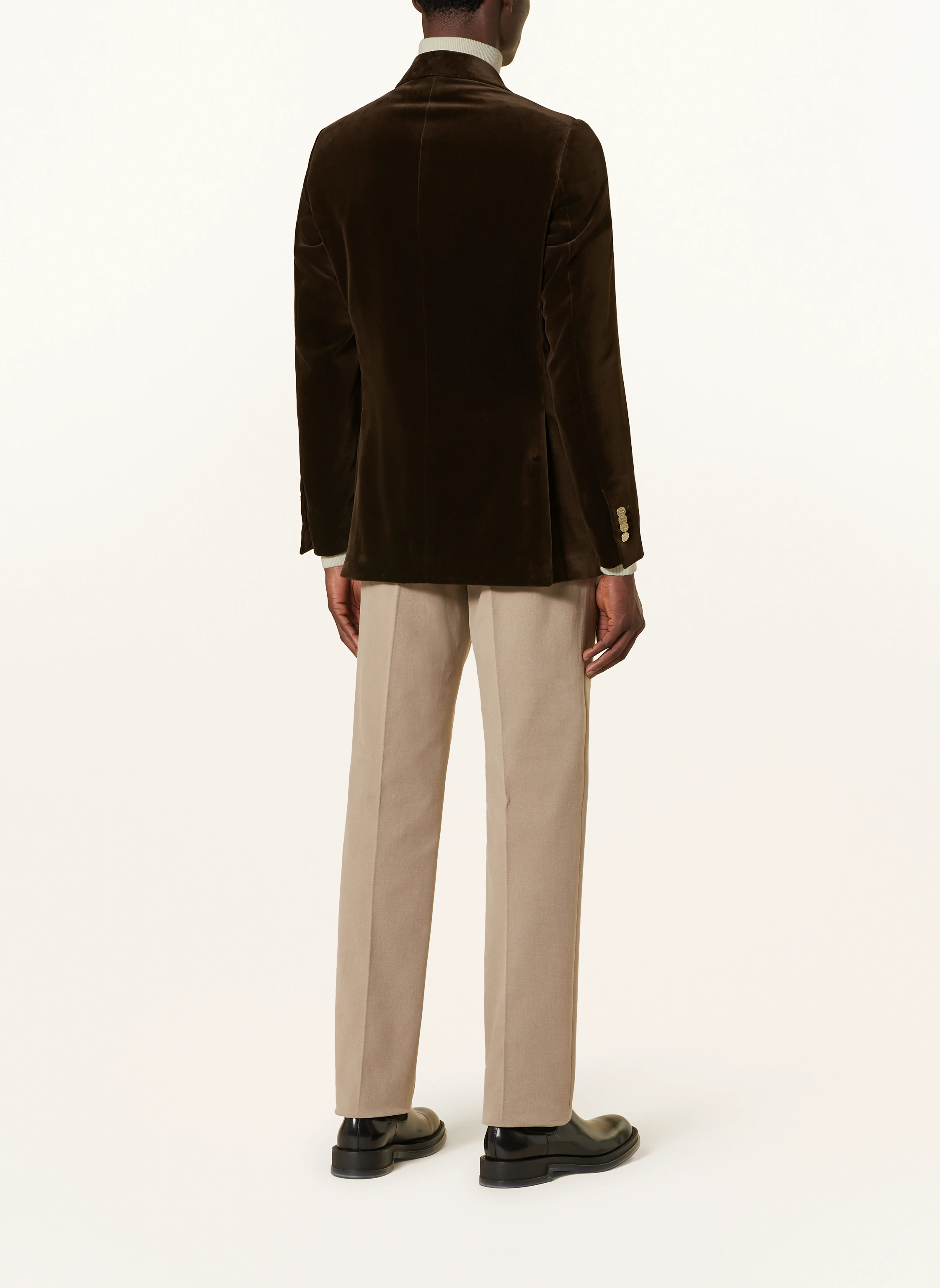 LARDINI Samtsakko Slim Fit