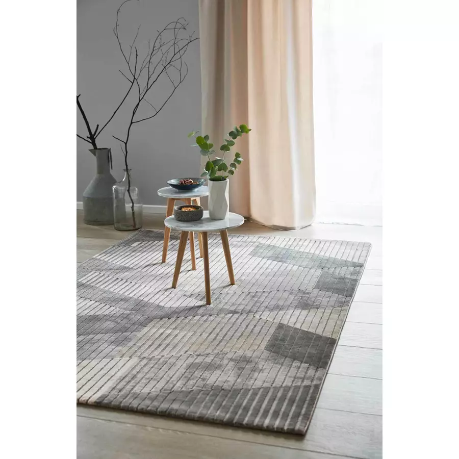 Esprit Kurzflorteppich Tamo taupe