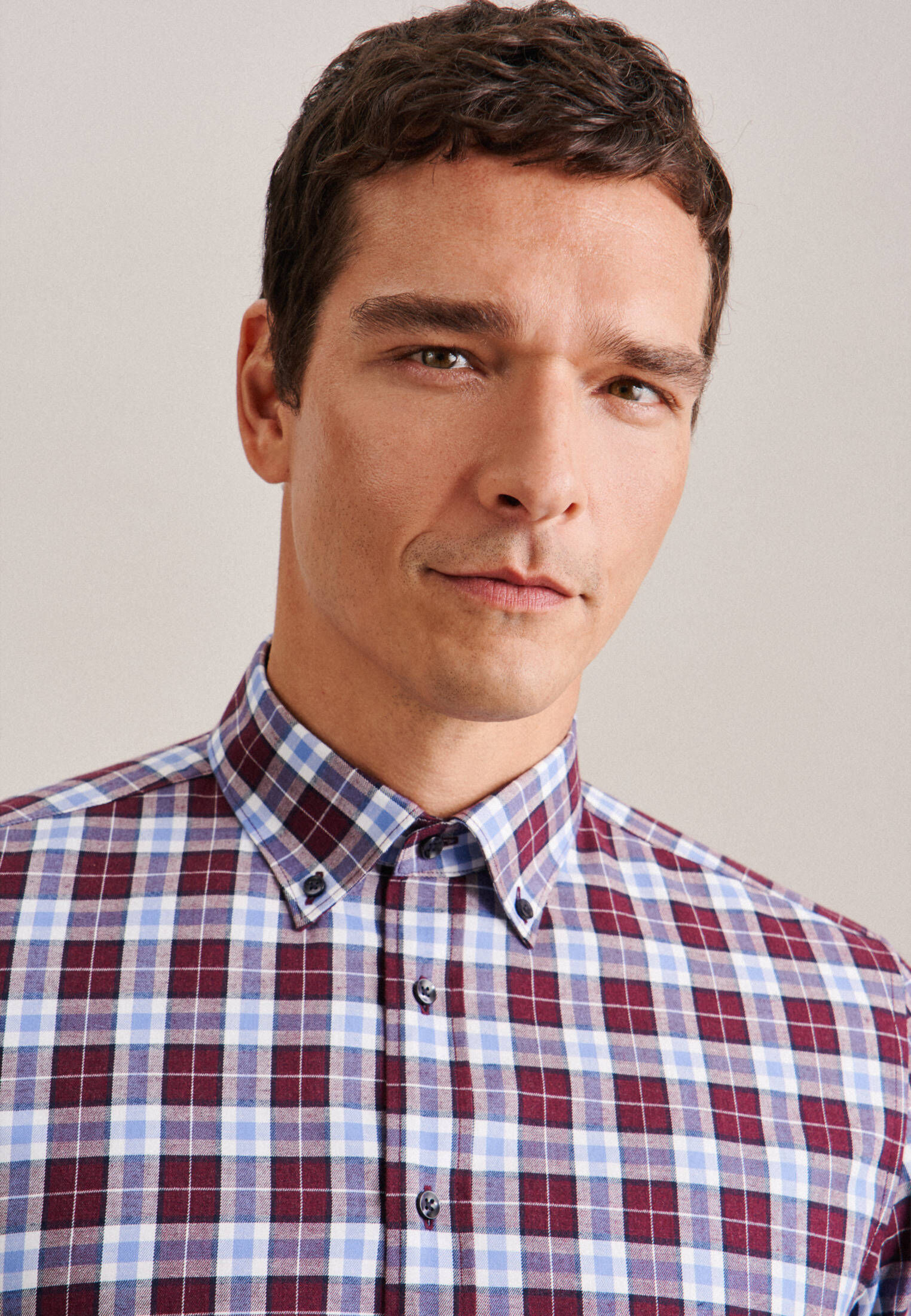 Seidensticker| Herren Flanellhemd X-Slim