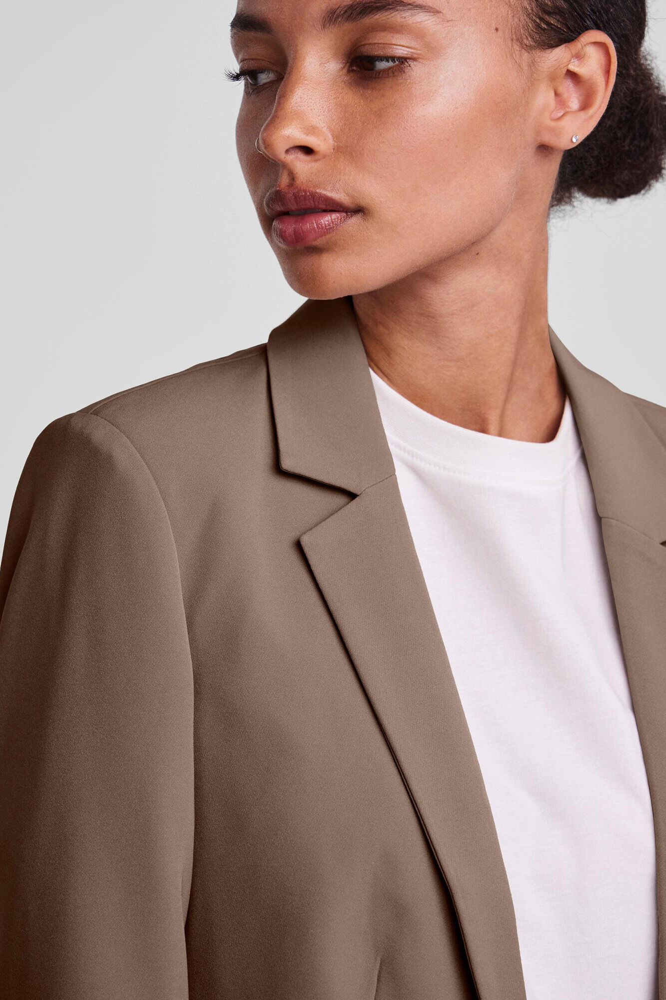 Blazer oversized de mangas compridas
