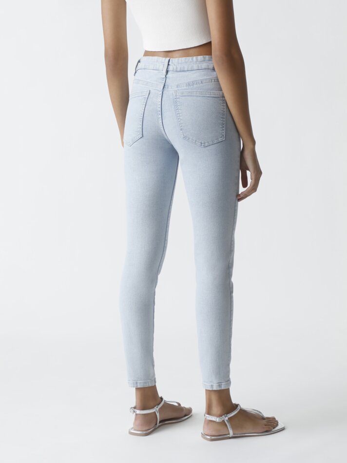Calça jeans skinny - Petrol