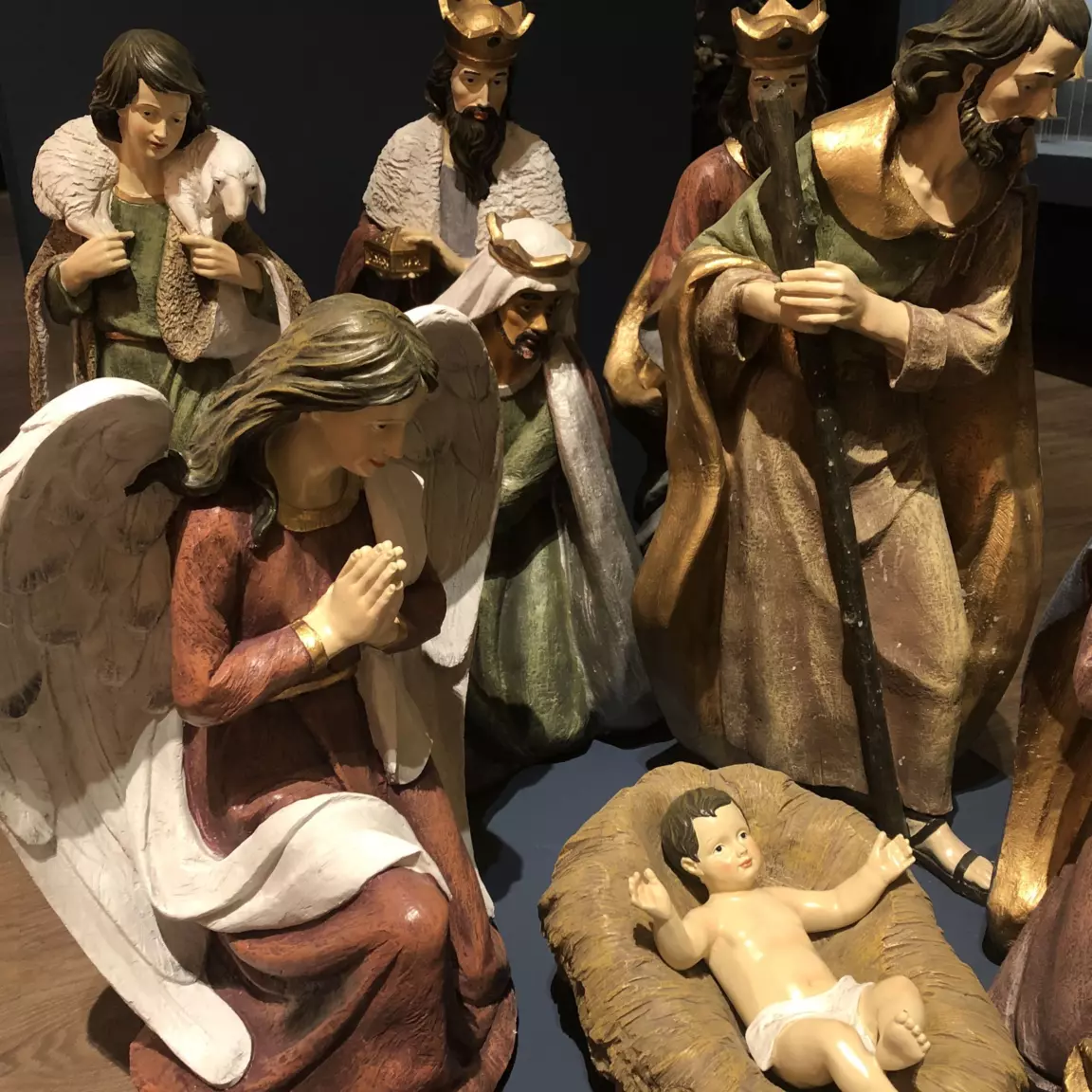 Les 11 grands santons (Hauteur 40 cm) de Paul