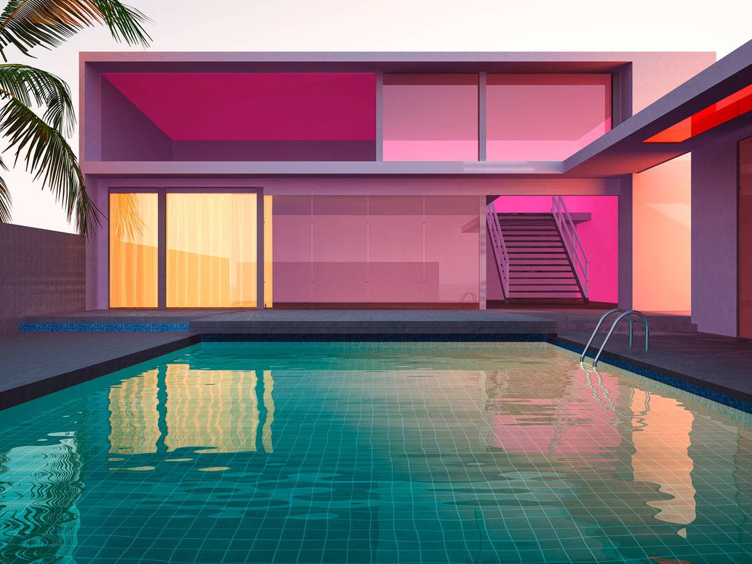 Pool 23 by Carl Miller - Darlings - Small Limited Edition. 30x40.