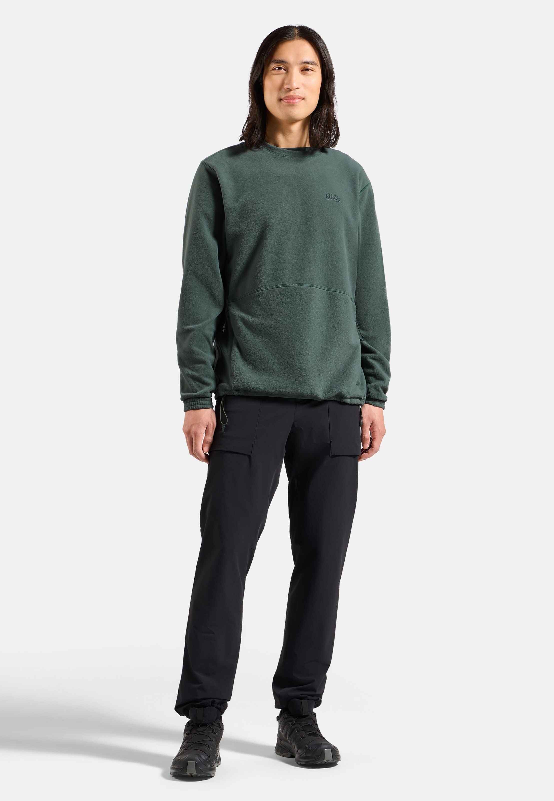 Klassischer Essentials Multisport Mid Layer aus Fleece mit Rundhalsausschnitt in urban chic