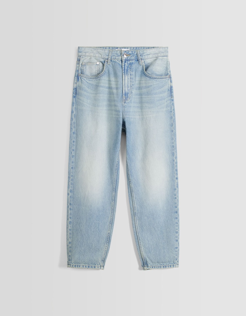 calças jeans folgadas