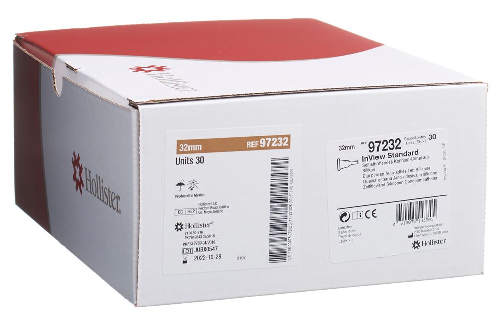 Hollister InView Kondom Urinal<br>30 Stück, 41mm, Standard