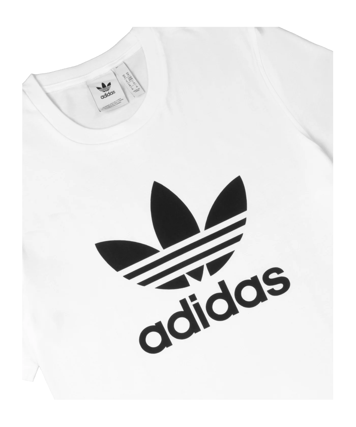 adidas Originals Trefoil T-Shirt Weiss Schwarz
