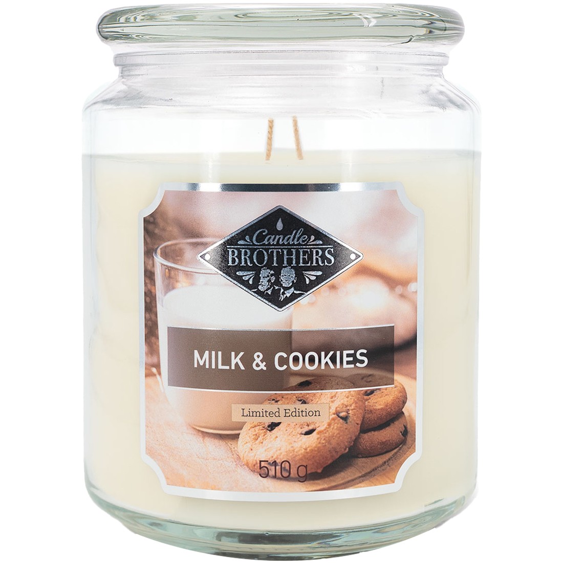 Bougie parfumée - Milk & Cookies - Cannelle & caramel - 510 g