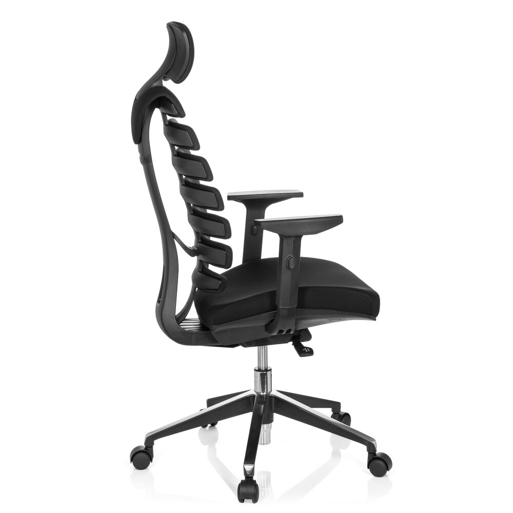 Profi Bürostuhl ERGO LINE II PRO Stoff mit Armlehnen (höhenverstellbar) hjh OFFICE