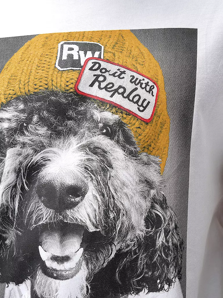 REPLAY T-Shirt weiss