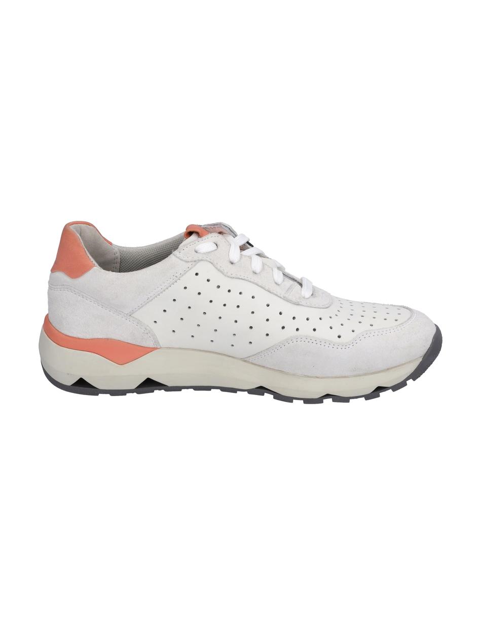 Sneaker Jonah 02, weiss-lachs