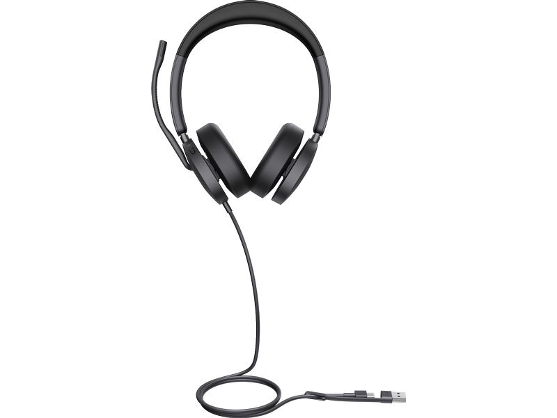 Yealink UH48 Dual UC USB-C/A Kabelgebunden Yealink UH48 Dual UC USB-C/A Kopfhörer Kabelgebunden Kopfband Anrufe/Musik USB Type-C / USB Type-A Schwarz