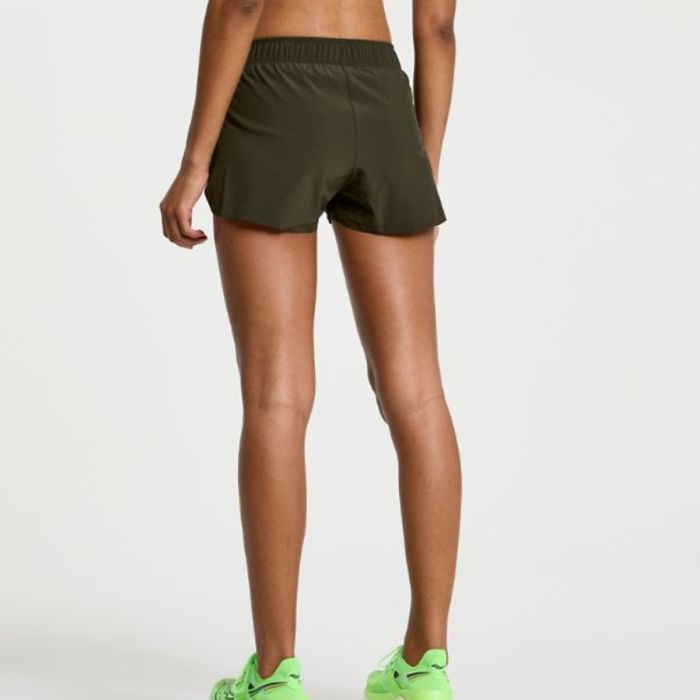 Saucony Dame Shorts Elite Split Shorts Grøn