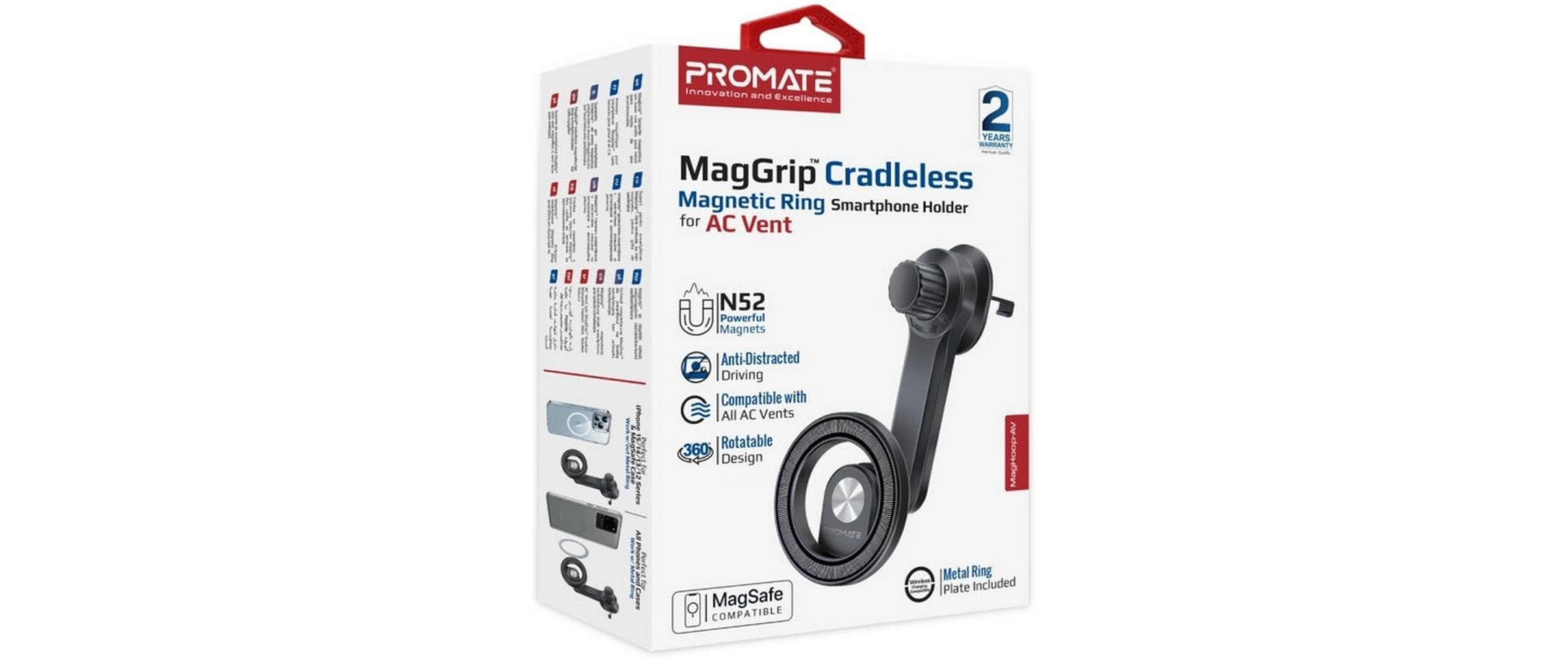 MagHoop-AV Smartphone HalterungMagnetische 360 Grad universal Halterung