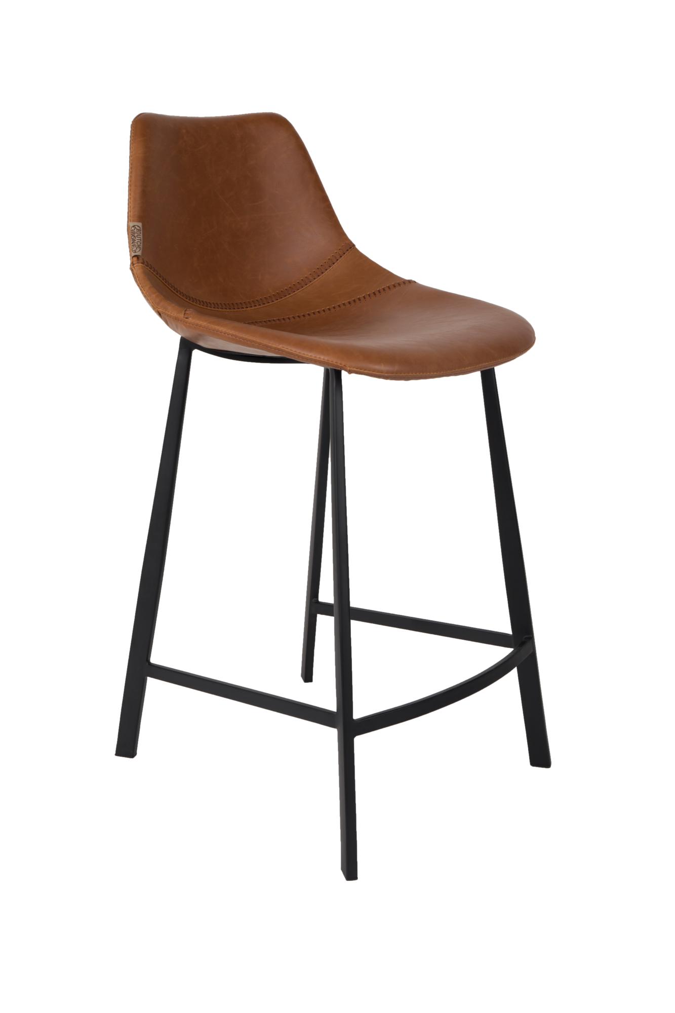 Barkruk Franky (zithoogte 65 cm) Bruin - set van 2