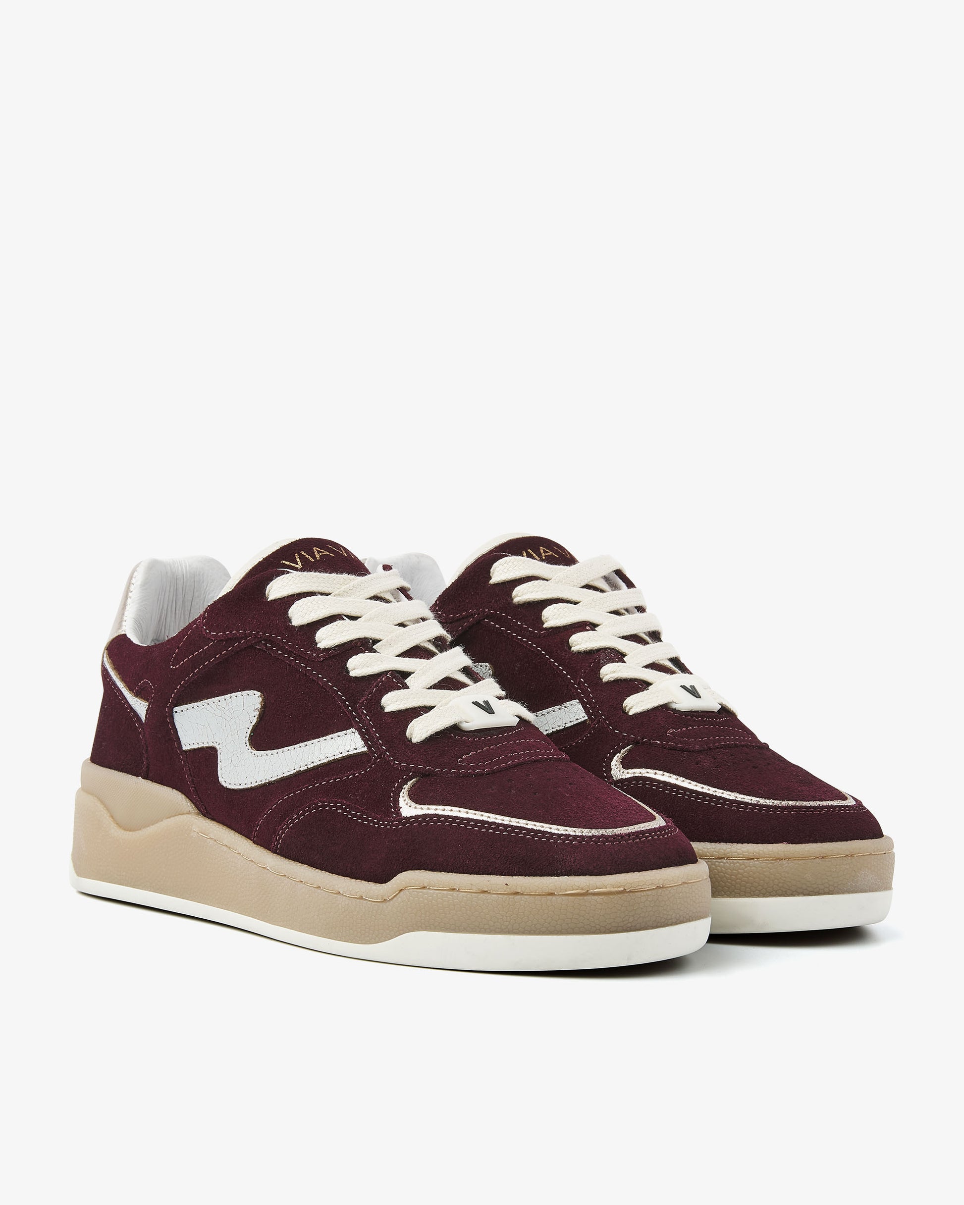 VIA VAI bordeaux dames sneakers Sam Levi