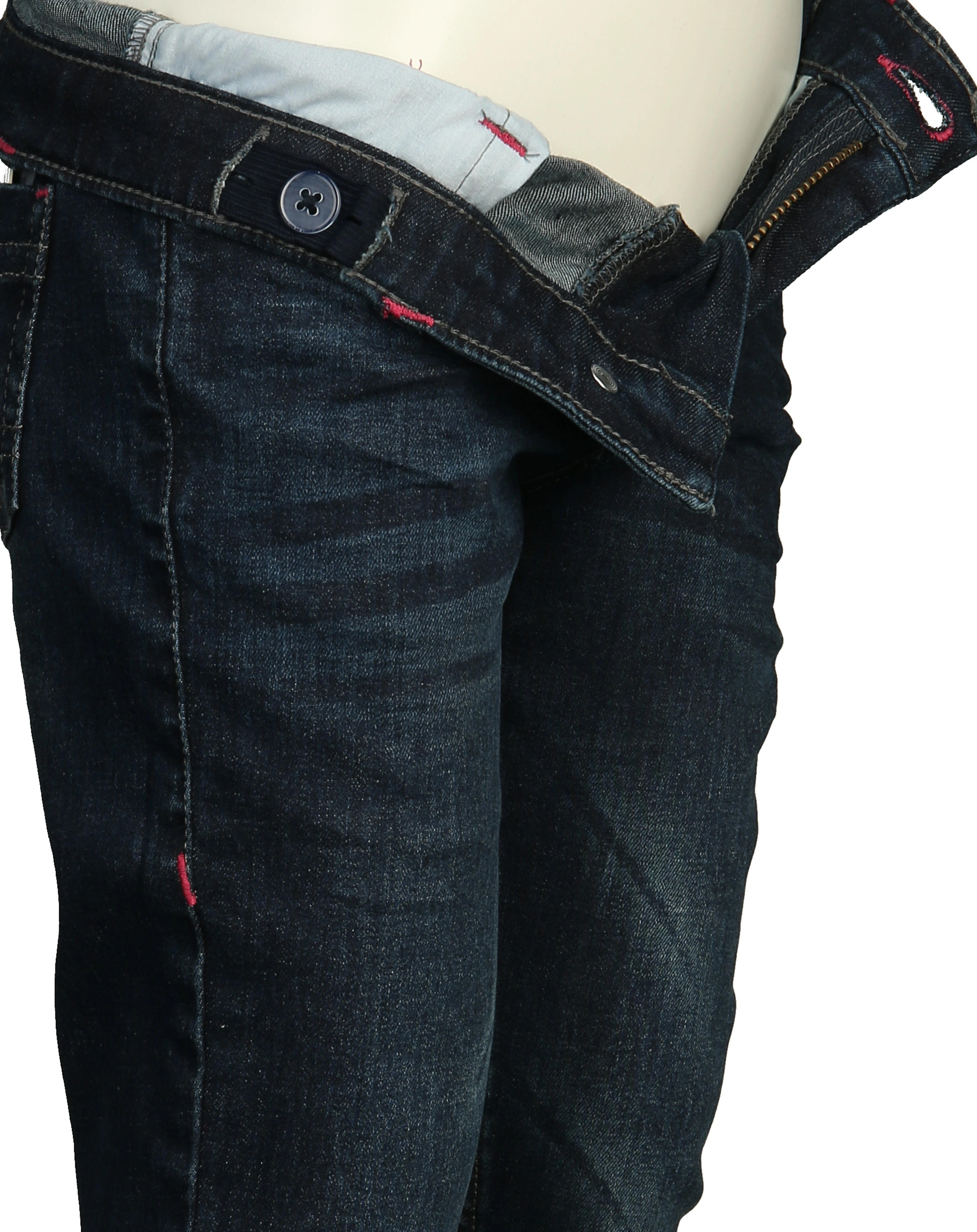 Jeans-Hose PINKES HERZ Skinny Fit in dunkelblau