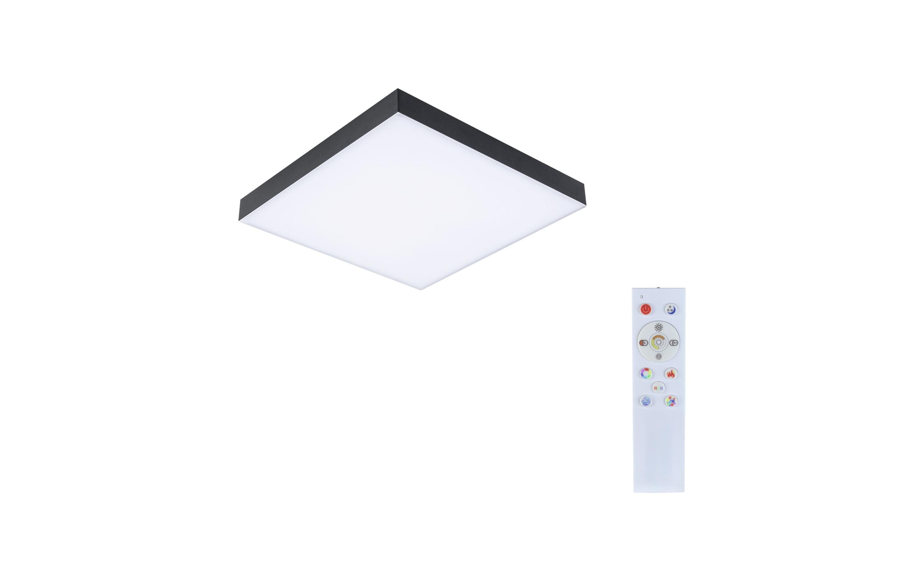 Deckenleuchte LED Panel Velora Rainbow, 13.2W, RGBW, SchwarzLED Panel