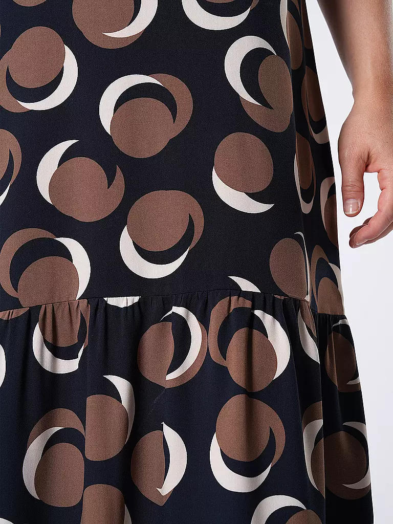 OPUS Midikleid WICY CITY braun