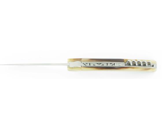 Styl'ver 2 pièces Pointe de corne Couteau de poche par Goyon Chazeau