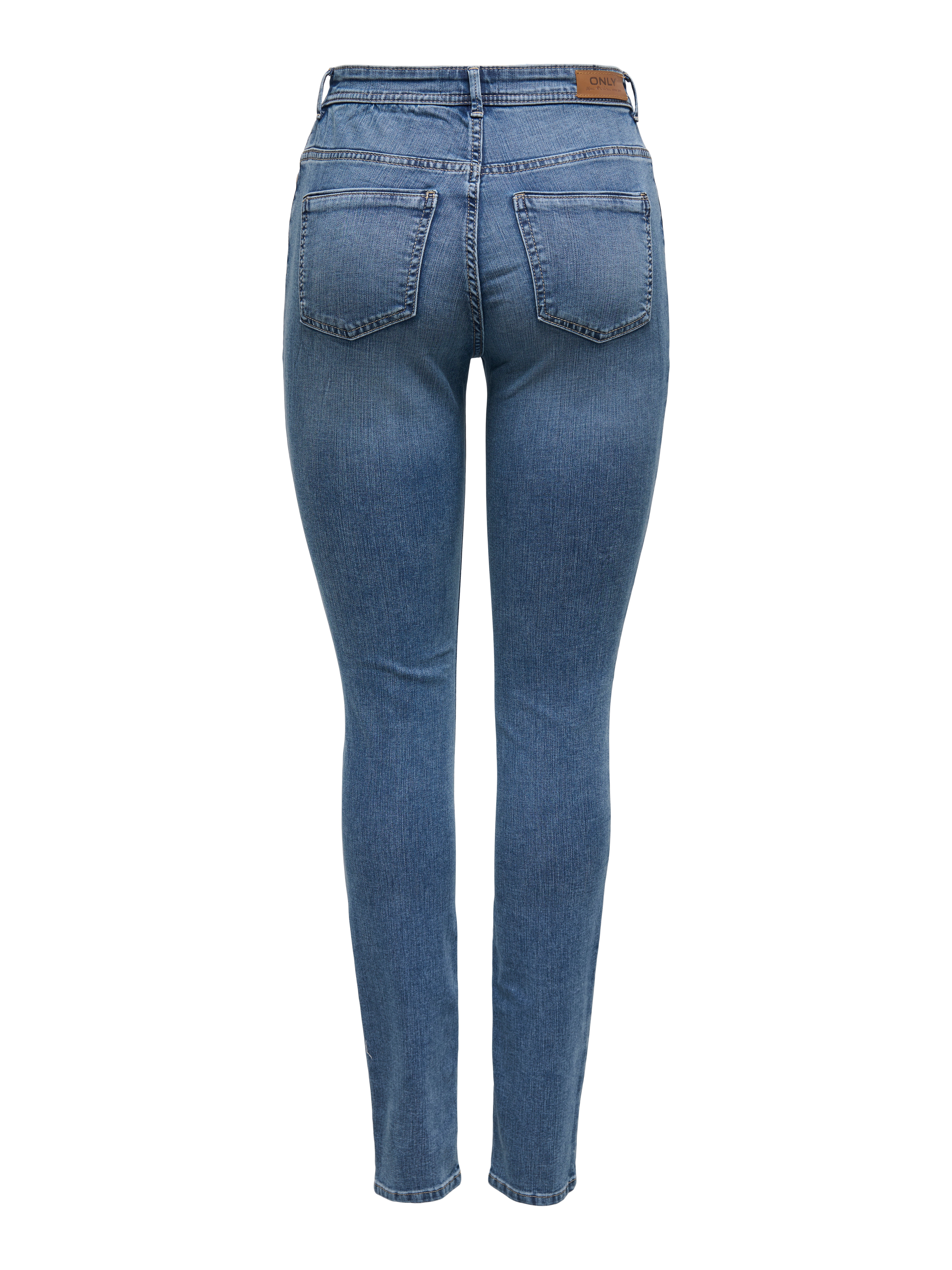 ONLPAOLA Hohe Taille Skinny Fit Jeans Medium Blue Denim