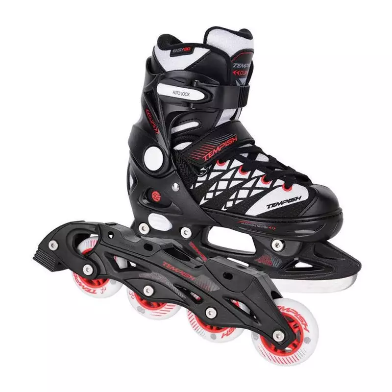 Tempish Clips Duo Rollers/Patins à  glace ajustables Enfant